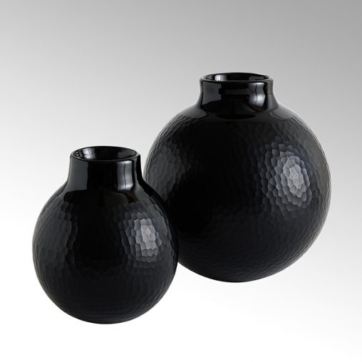 Lambert Borromini Vase Opaqueglas mit Schliff
